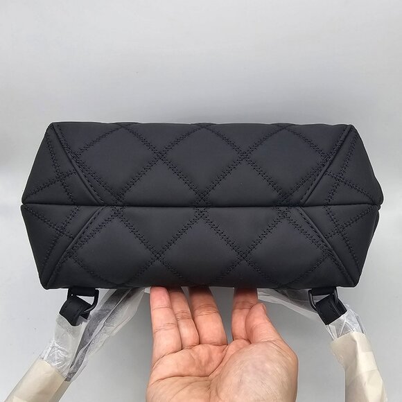Tory Burch Willa Matte Backpack 145276 Black Quilted main image 8